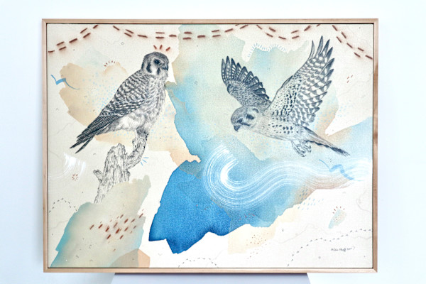 "American Kestrel, Small But Fierce" by Alicia Hauff Studio