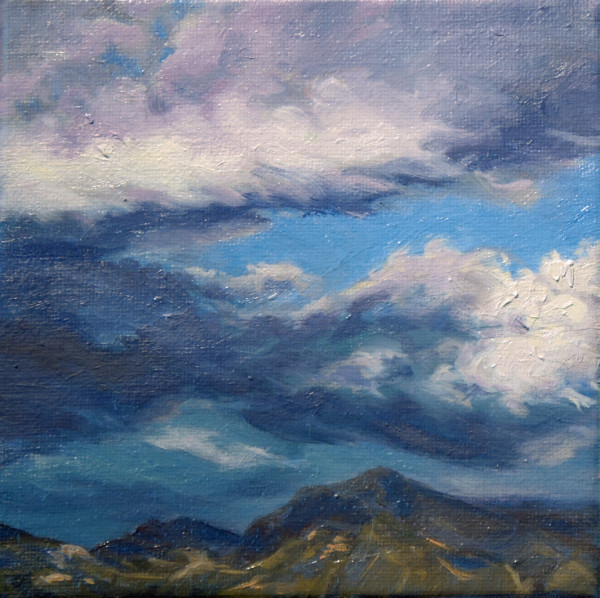 CIrcling Storm Angeles Forest  by Katherine Kean