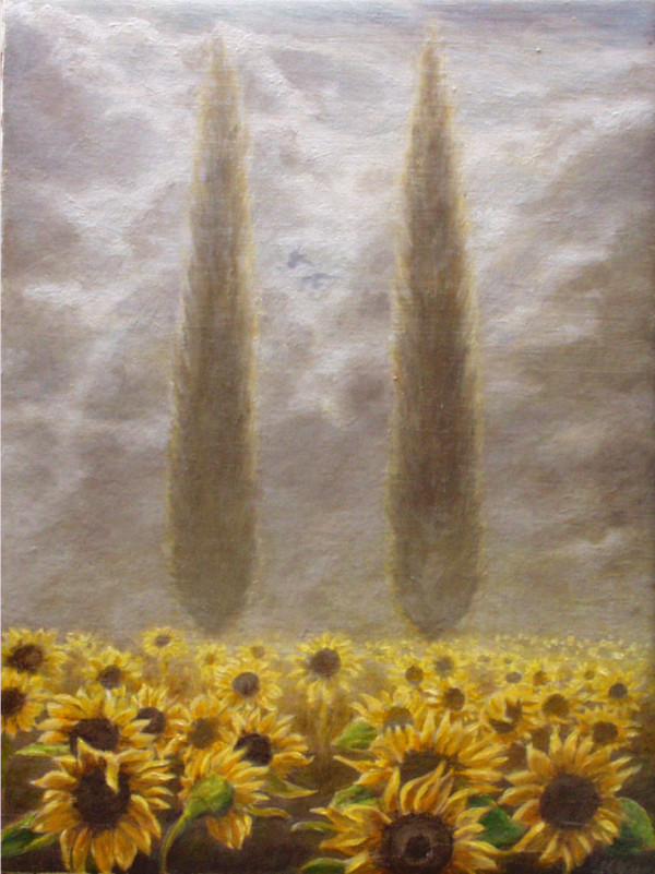 Shirley's Sunflowers by Katherine Kean