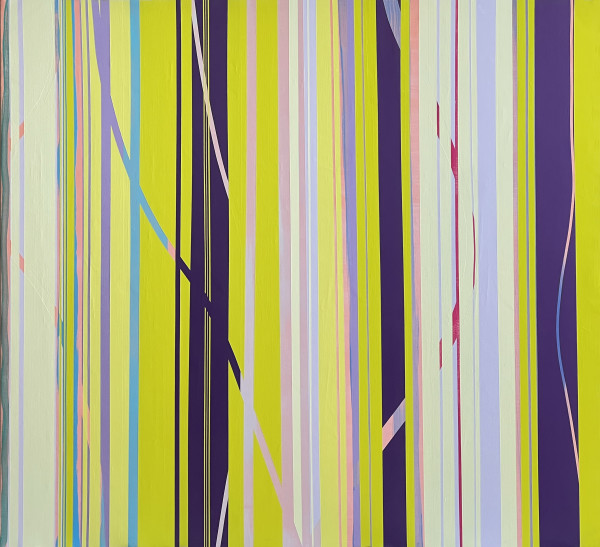 Untitled in yellow and violet by Alicia Philley