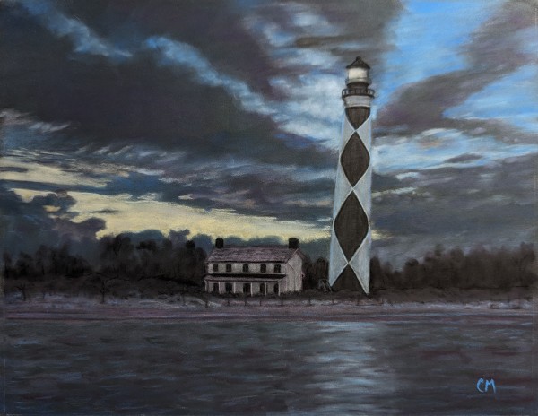 Cape lookout lighthouse by Carol Motsinger