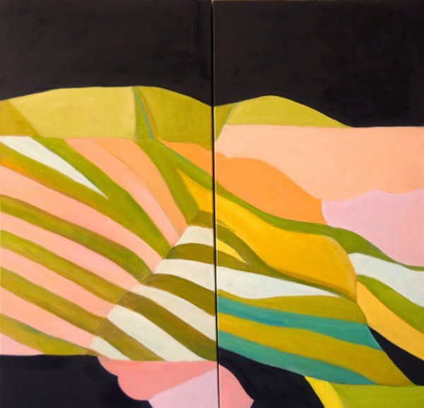 TULIP FIELDS (MARIGOLDS) by norma greenwood