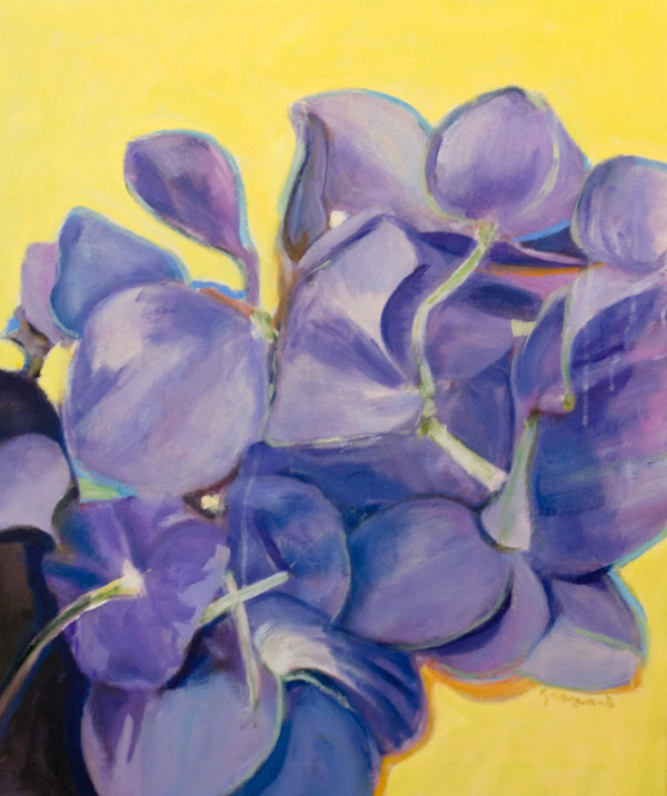 SWEET JULY (VIOLETS) by norma greenwood