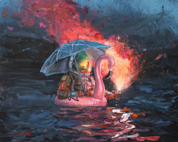 DON´T TRUST ANY WEATHER REPORT, TAKE AN UMBRELLA WITH YOU by Andreas Claussen