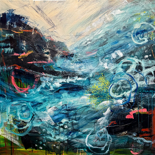 The Sky Unraveled in Waves by Kat Collins