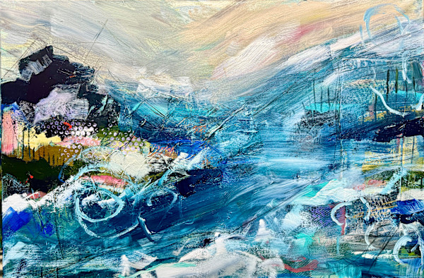 The Waves Weave Stories Only The Clouds Can Hear by Kat Collins