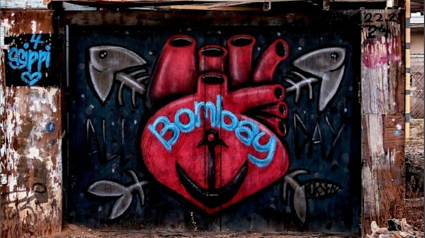 Bombay All Day 18x32 on Metal 1/50 by Xan Blood Walker
