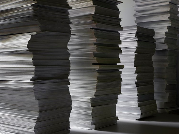 Four Paper Stacks by Abelardo Morell