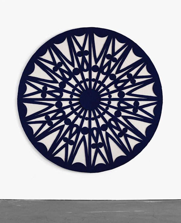 Mandala (Blue & White) by Chris Bogia