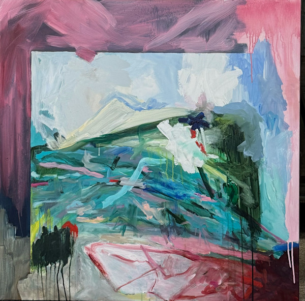 swirling drifts of white cloud by Kathy Knaus