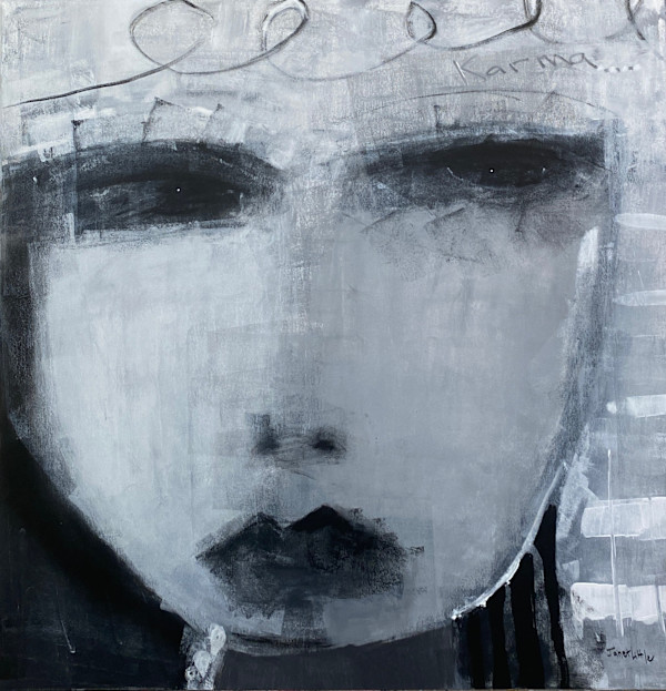Karma by Janet Little Art