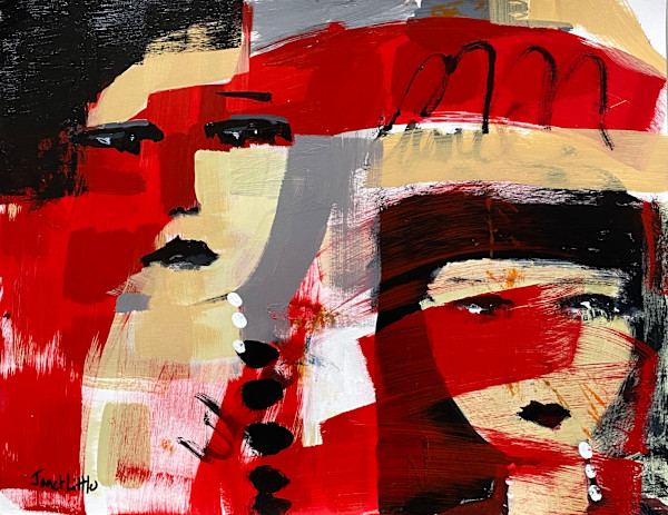 The Moment They Walked In by Janet Little Art