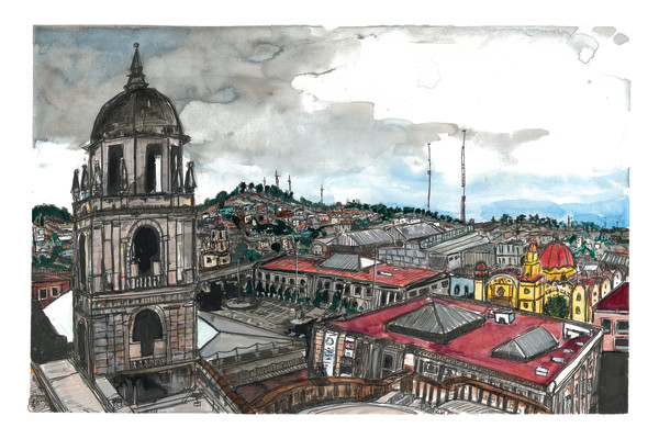 Overlooking Toluca (Mexico)