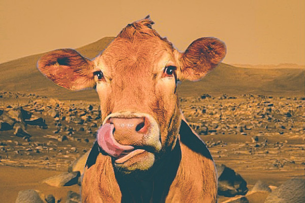 Cow on Mars