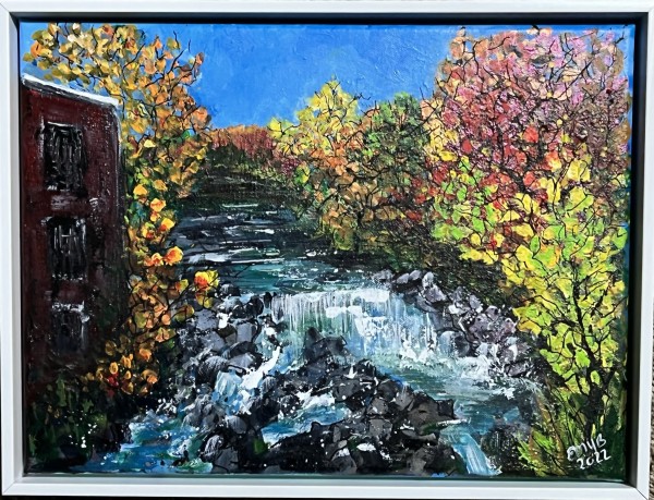 Beacon Falls in Autumn by Eileen Backman