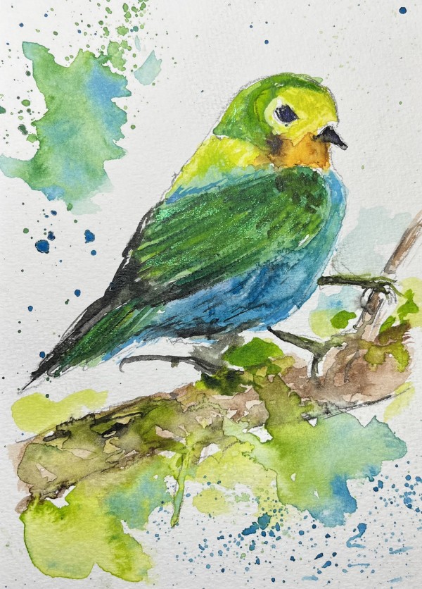 Spring Bird 6 by Eileen Backman
