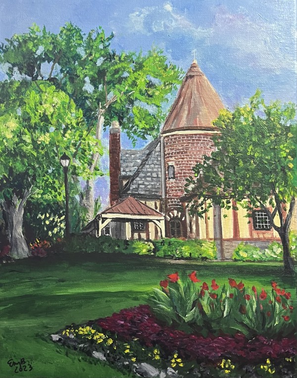 Summer Evening at Ewing Manor by Eileen Backman