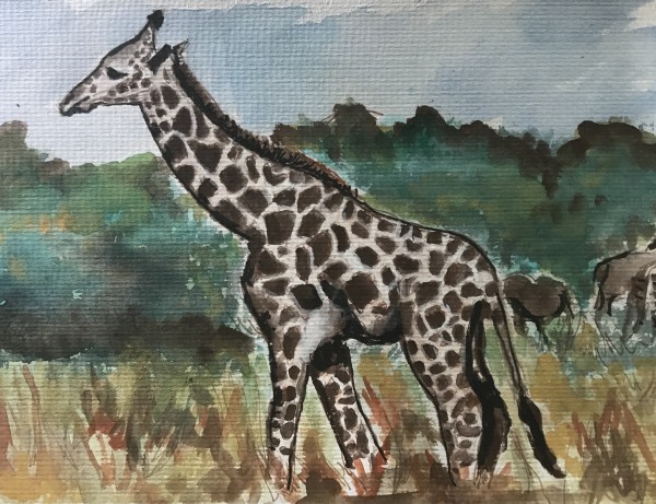 Wild Giraffe by Eileen Backman