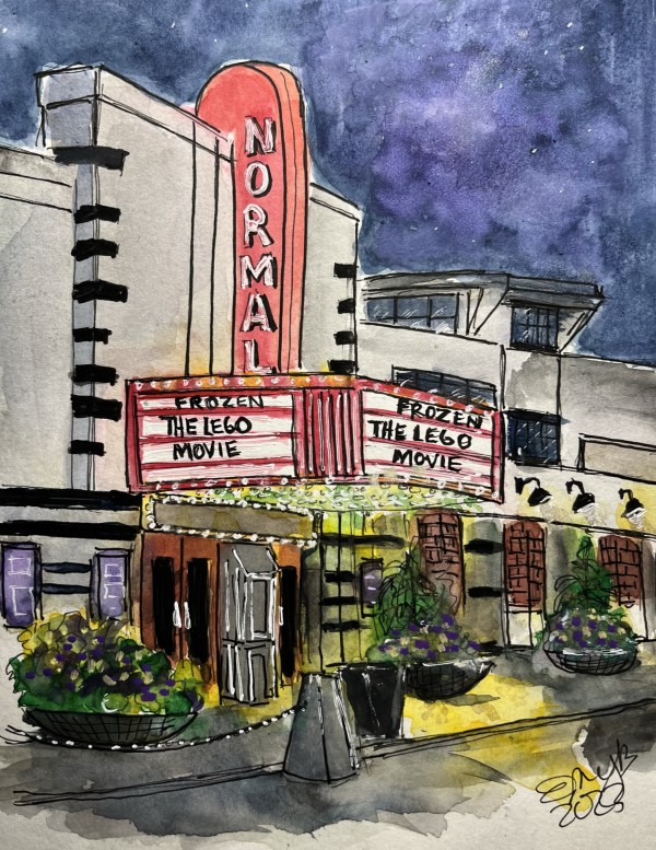 Normal Theatre at Night by Eileen Backman