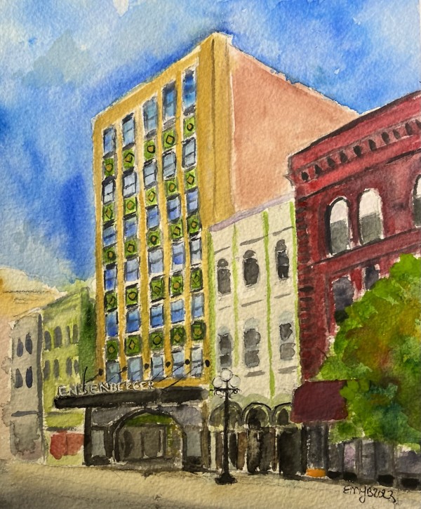 The Ensenberger in Watercolor by Eileen Backman