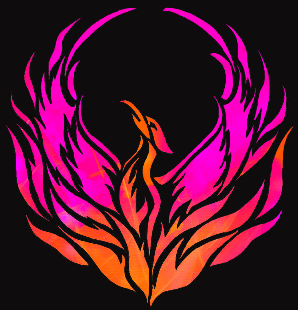 Rising Phoenix Pink by Eileen Backman