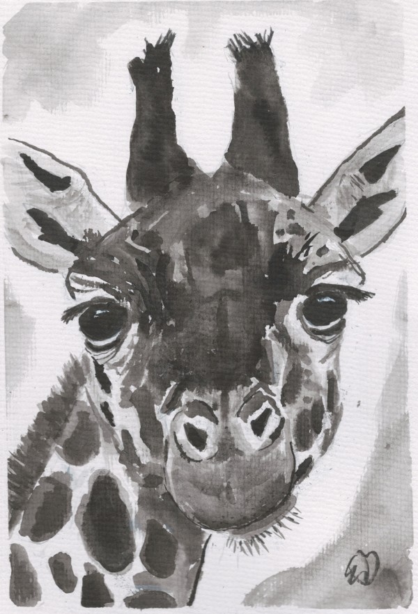 Cheeky Giraffe by Eileen Backman