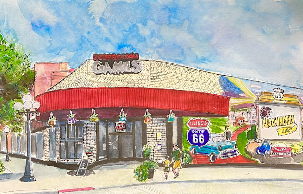 Red Racoon by Eileen Backman