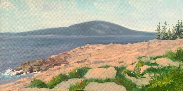 Cadillac Mountain from Schoodic Point by Joan Vienot