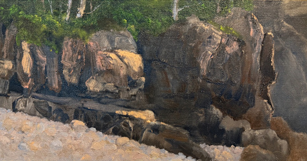 Low Tide at Hunters Beach by Joan Vienot