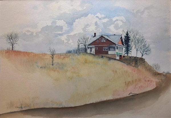 House on the Edge of Rose Hill by Joan Vienot, Image 1.