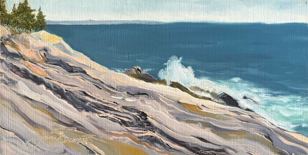Rising Tide at Pemaquid by Joan Vienot