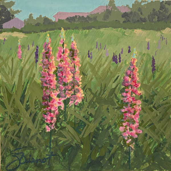 Pretty in Pink (Lupines) by Joan Vienot