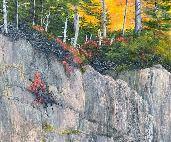 Autumn Light at Hunters Beach by Joan Vienot