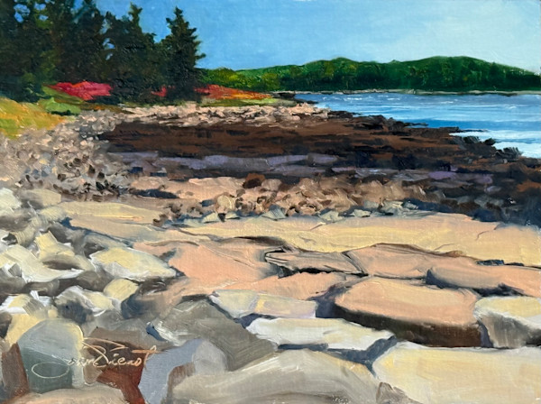 Autumn Color on the Point by Joan Vienot