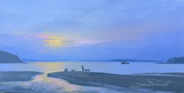 The Back Shore, Castine (Wadsworth Cove) 🔴 by Joan Vienot, Image 1.