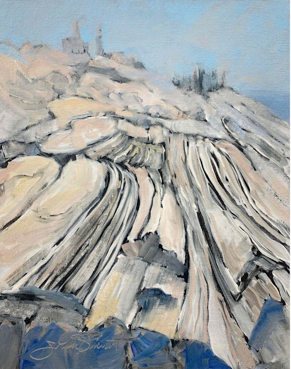 Print of Pemaquid Fog by Joan Vienot, Image 1.