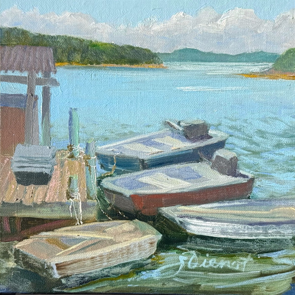 Dock at Bunker’s Cove  🔴 by Joan Vienot, Image 1.