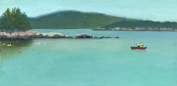 A Boy and His Boat by Joan Vienot, Image 1.