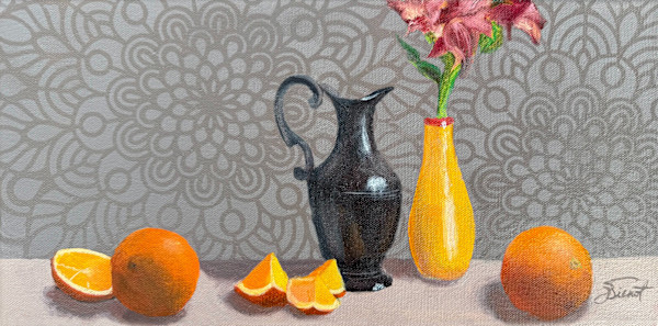 Pitcher and Oranges by Joan Vienot