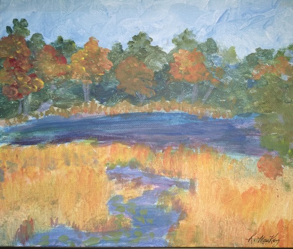 Autumn--Pringle Lake Road by Rhondda MacKay