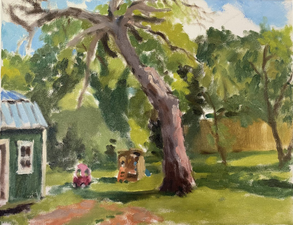 Backyard in June by Sean Oswald