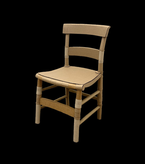 Cardboard Caned Chair