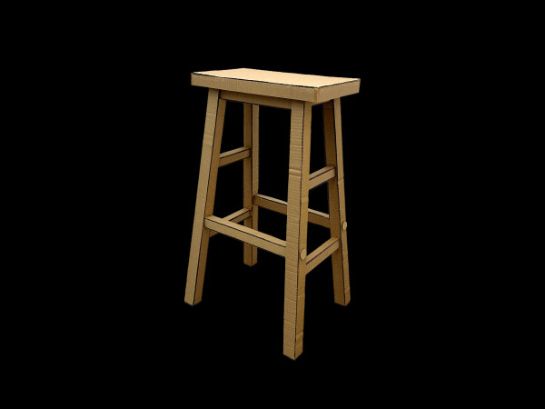 Cardboard Stool