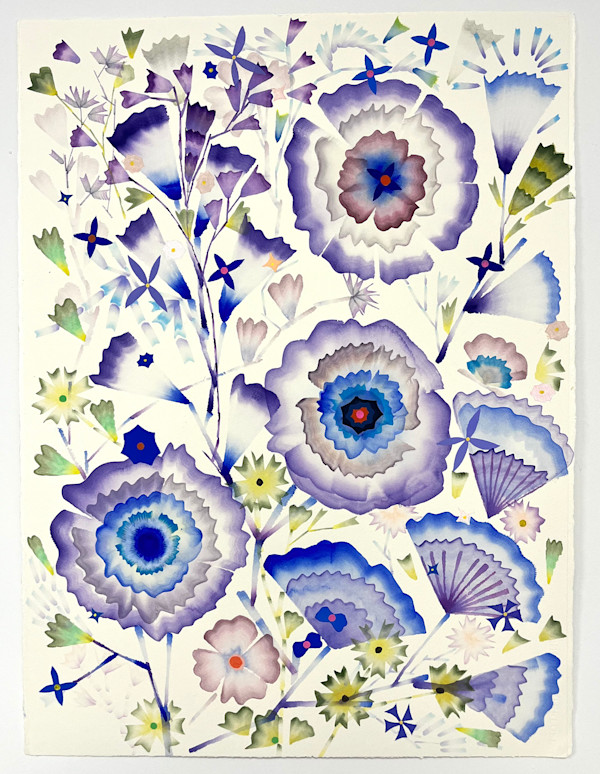 Purple and Green Flowers