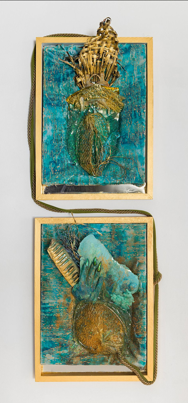 Semillas Rodajas y Balas Resbalosas & Origen del Mundo y Syncretismo (Entre la Puta Lupa y la Santa Chimu) by Coralina Rodriguez Meyer, Image 1.
