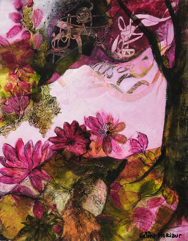 Pink flowers by Helene Morizur