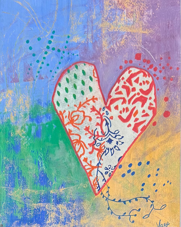 Divided Heart by Dr. Vasundhara (Vasu) Tolia, Image 1.