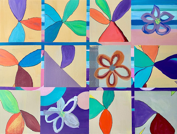 Quilt of my Garden by Vasu Tolia