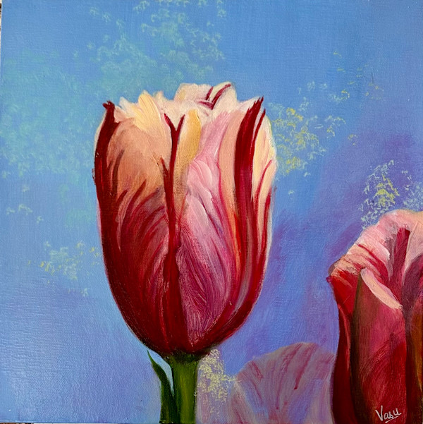 Silver Tulip by Dr. Vasundhara (Vasu) Tolia, Image 1.