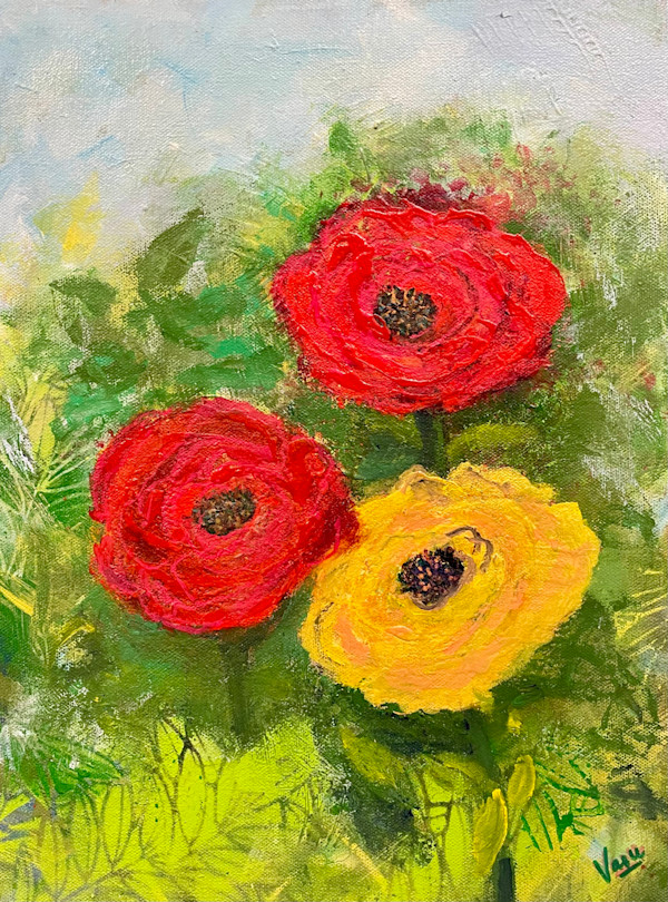 Garden Trio by Dr. Vasundhara (Vasu) Tolia